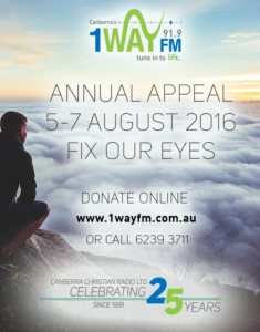 1WAY FM Annual appeal