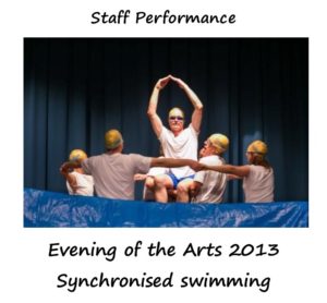Staff Evening of Arts performance 2013button