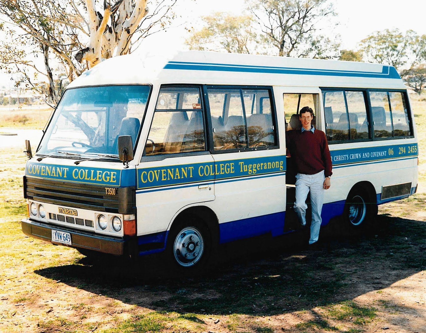 1995 Covenant College bus